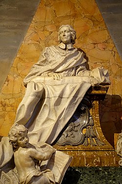 Augustino Favorito Sarzanensi (Cardinal Agostino Favoriti), by Filippo Carcani, 1685 - Santa Maria Maggiore - Rome, Italy - DSC05737.jpg