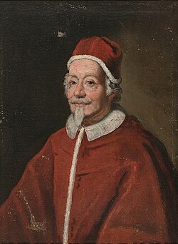 Portrait of Pope Alexander VIII – Roman School of 17th Century – (unframed).jpg